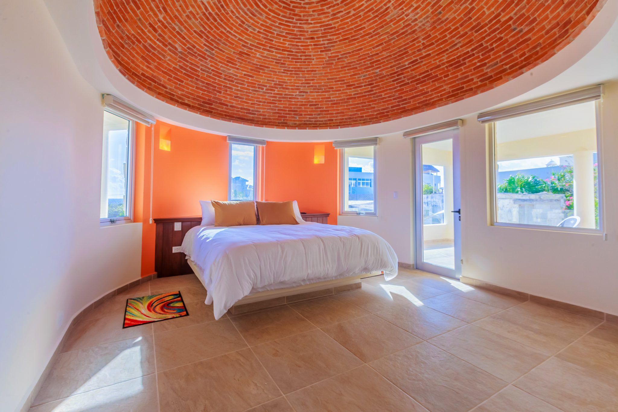 Master suite with door to private terrace
